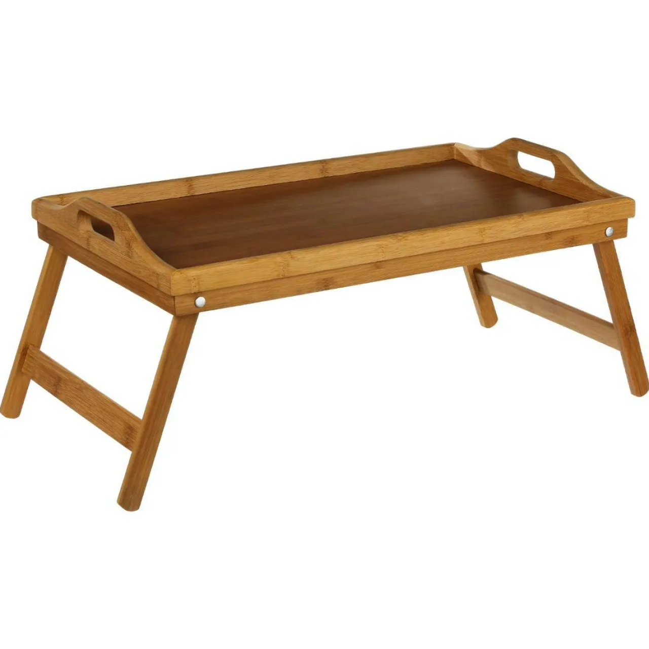 Objet Déco|ATMOSPHERA Plateau de Petit Dejeuner (50 x H23 cm) Bambou Marron