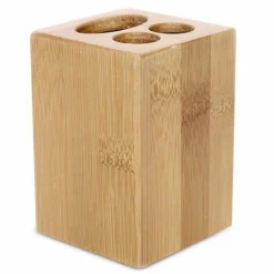 Accessoire Salle De Bain|TENDANCE Porte brosse à dent Ecobio Bois & Bambou