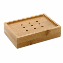 Accessoire Salle De Bain|TENDANCE Porte-savon Ecobio Bois & Bambou