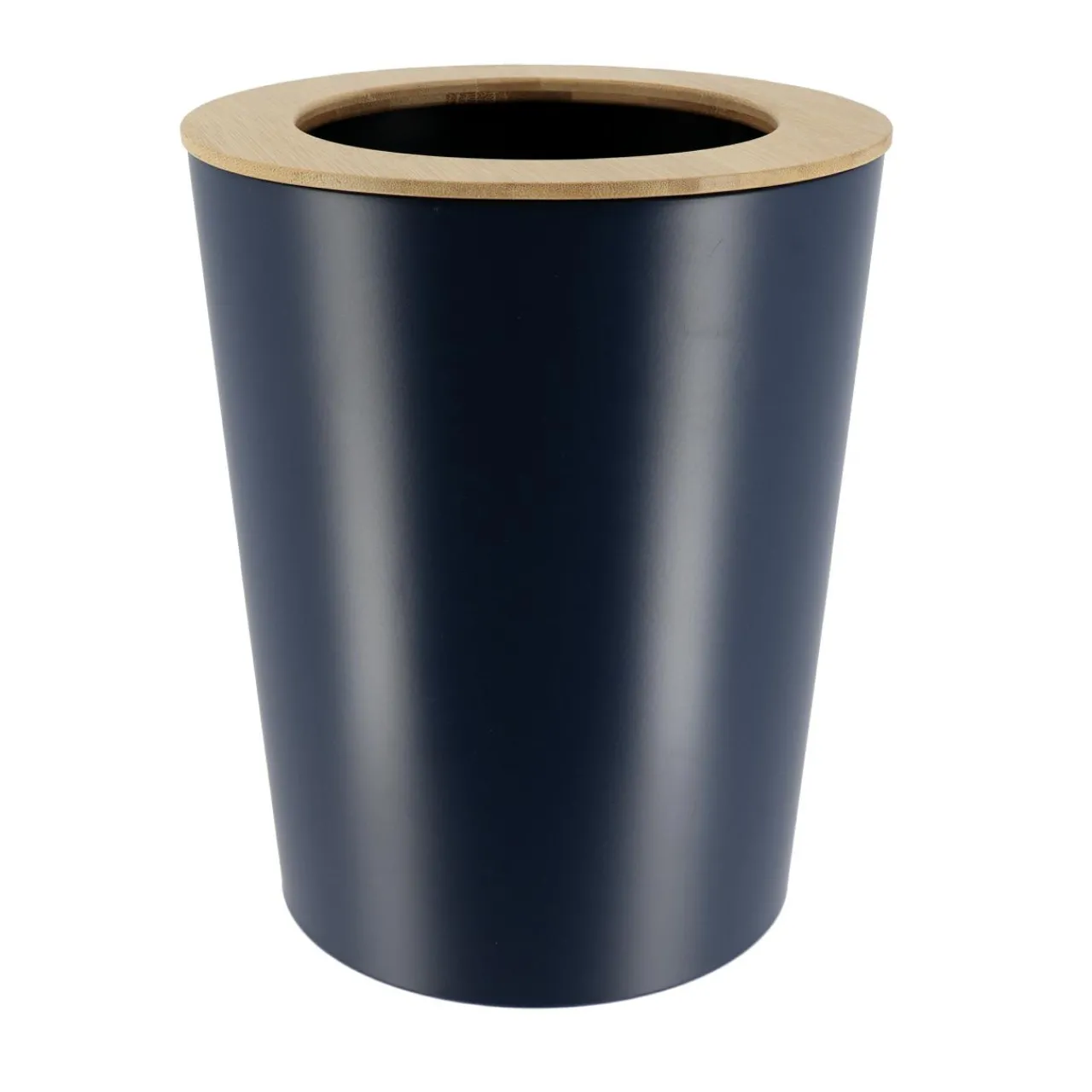 Accessoire Salle De Bain|TENDANCE Poubelle salle de bain 5L Purebamboo Bleu marine