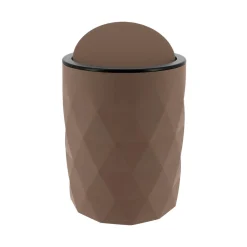 Accessoire Salle De Bain|TENDANCE Poubelle salle de bain 6L Rubby Marron