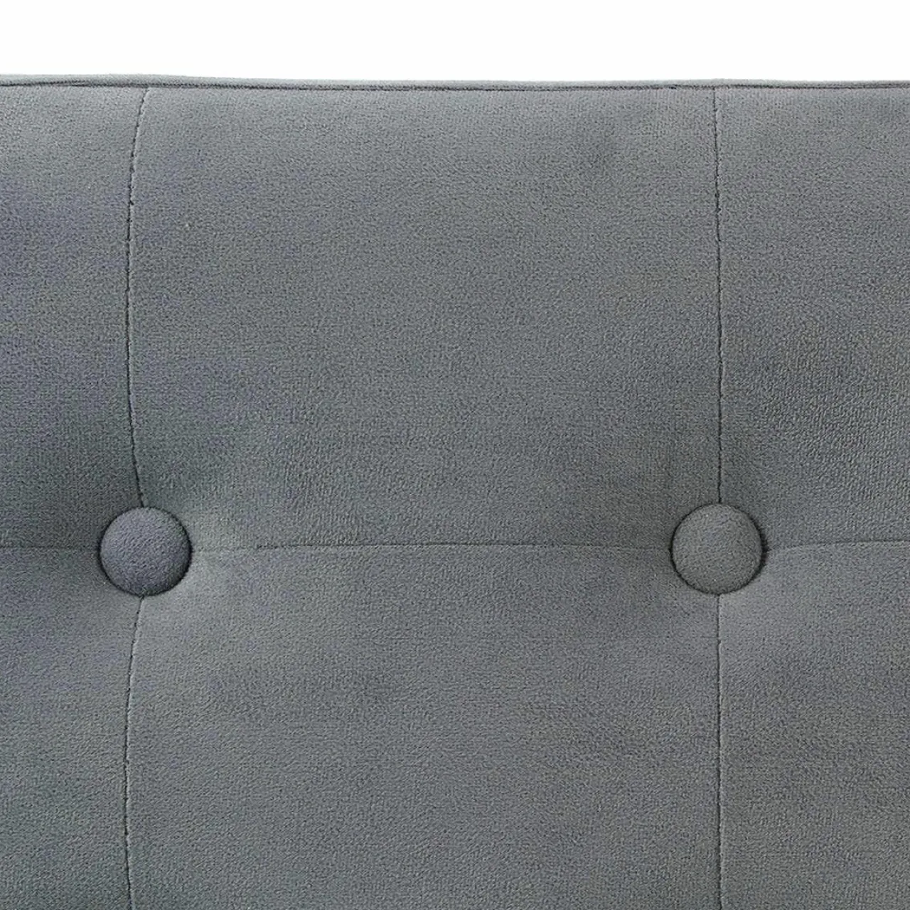 Pouf De Rangement|Rangement D'Entrée|ATMOSPHERA Pouf de rangement double Lysandre Velours Gris