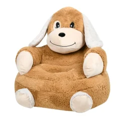 Petit Meuble Enfant|STOF Pouf enfant chien (45 x 45 cm) Pitou Caramel