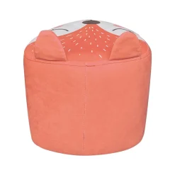 Petit Meuble Enfant|EMINZA Pouf enfant (H25 cm) Renardeau Orange