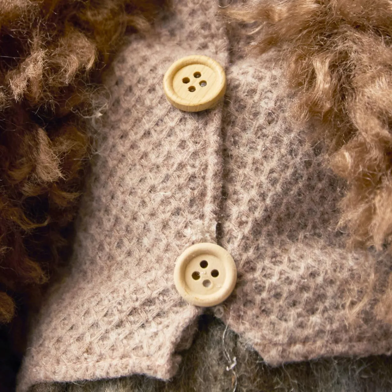 Père Noël, Animaux Et Personnage|KAEMINGK Père Noël déco traditionnel (H45 cm) Georges barbe blanche Marron