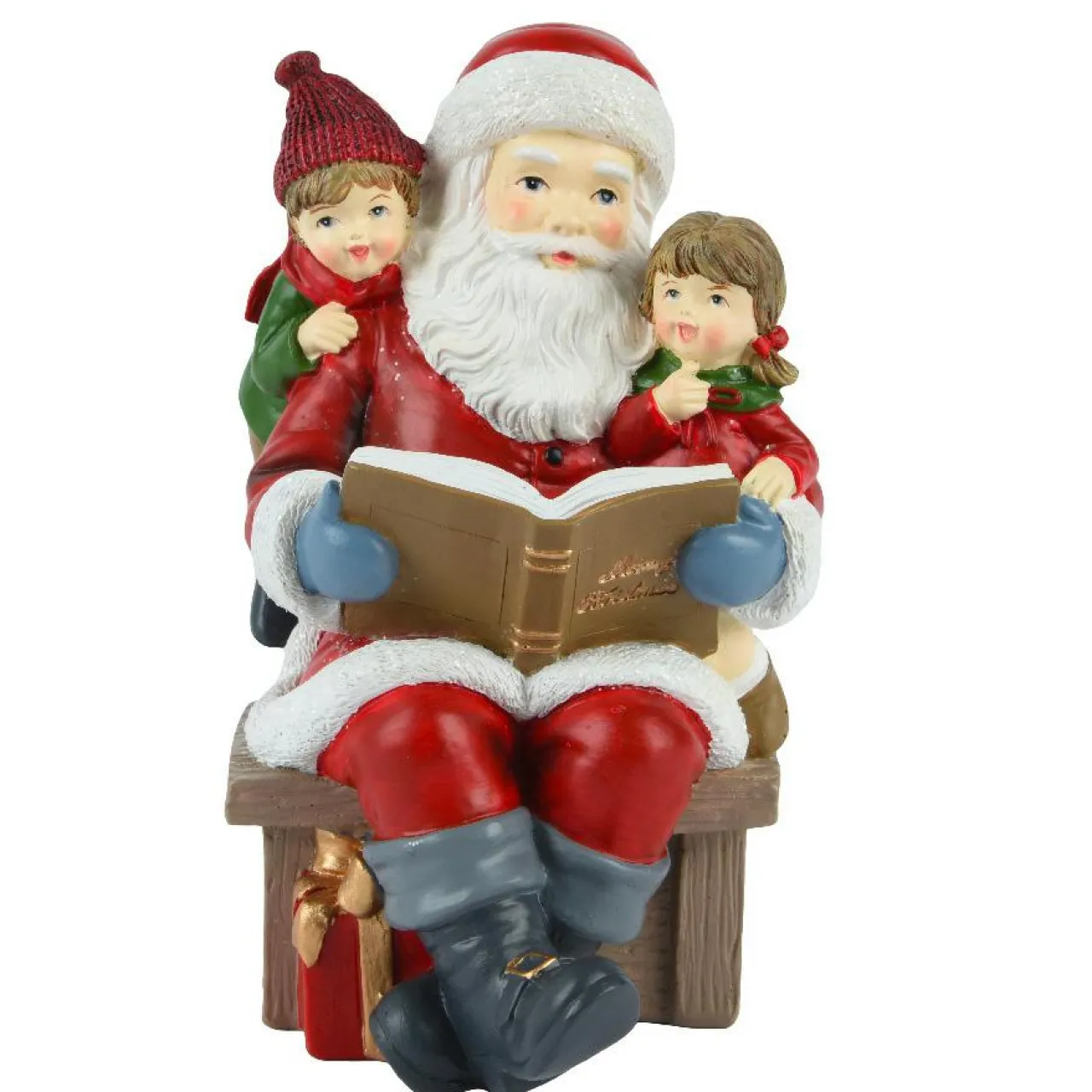 Père Noël, Animaux Et Personnage|KAEMINGK Père Noël décoratif (H18 cm) Conte de Noël Multicolore