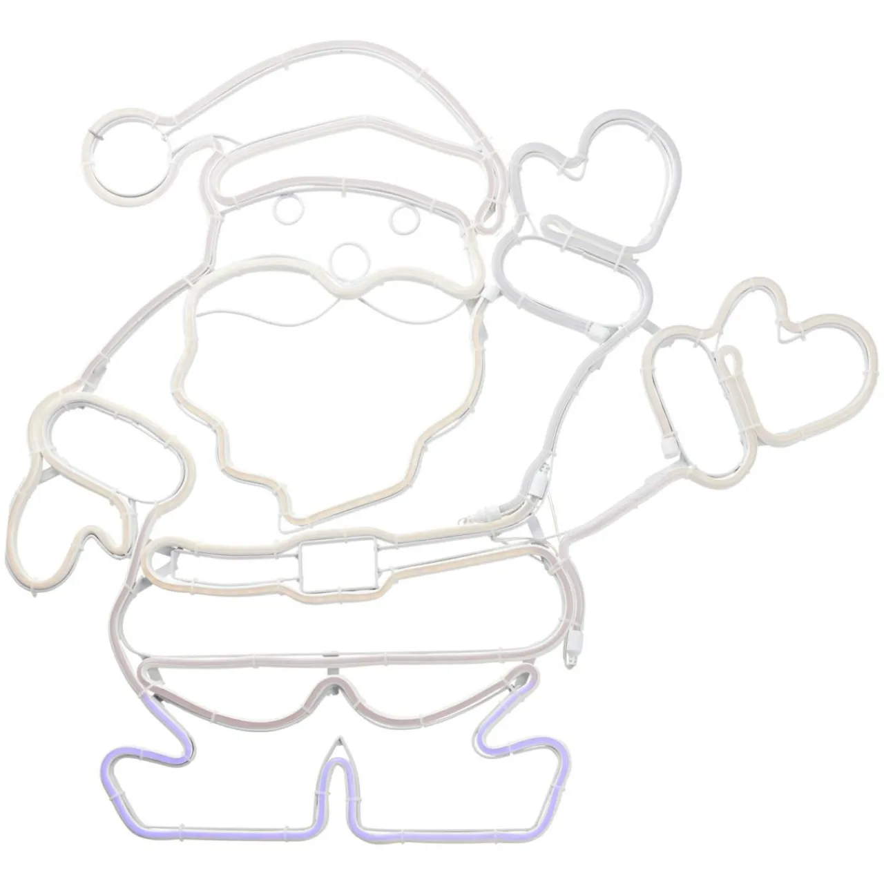 Déco Et Objet Lumineux|KOOPMAN Père Noël lumineux 627 LED (H65 cm) Néon Moov light Multicolore