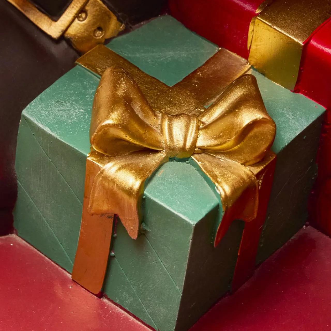 Personnage, Objet Grand Format|Père Noël, Animaux Et Personnage|EMINZA Père Noël traditionnel Géant (H170 cm) Tournée de cadeaux Rouge