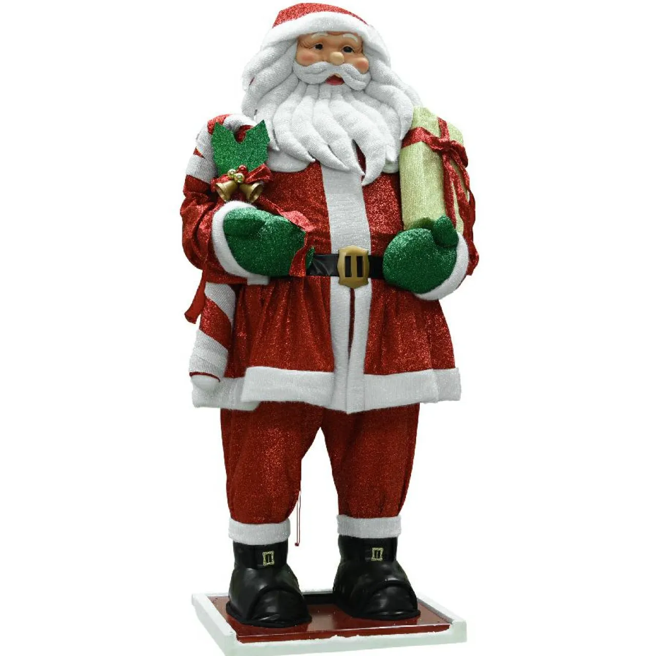 Personnage, Objet Grand Format|Père Noël, Animaux Et Personnage|KAEMINGK Père Noël traditionnel Géant (H300 cm) Ulrik Rouge