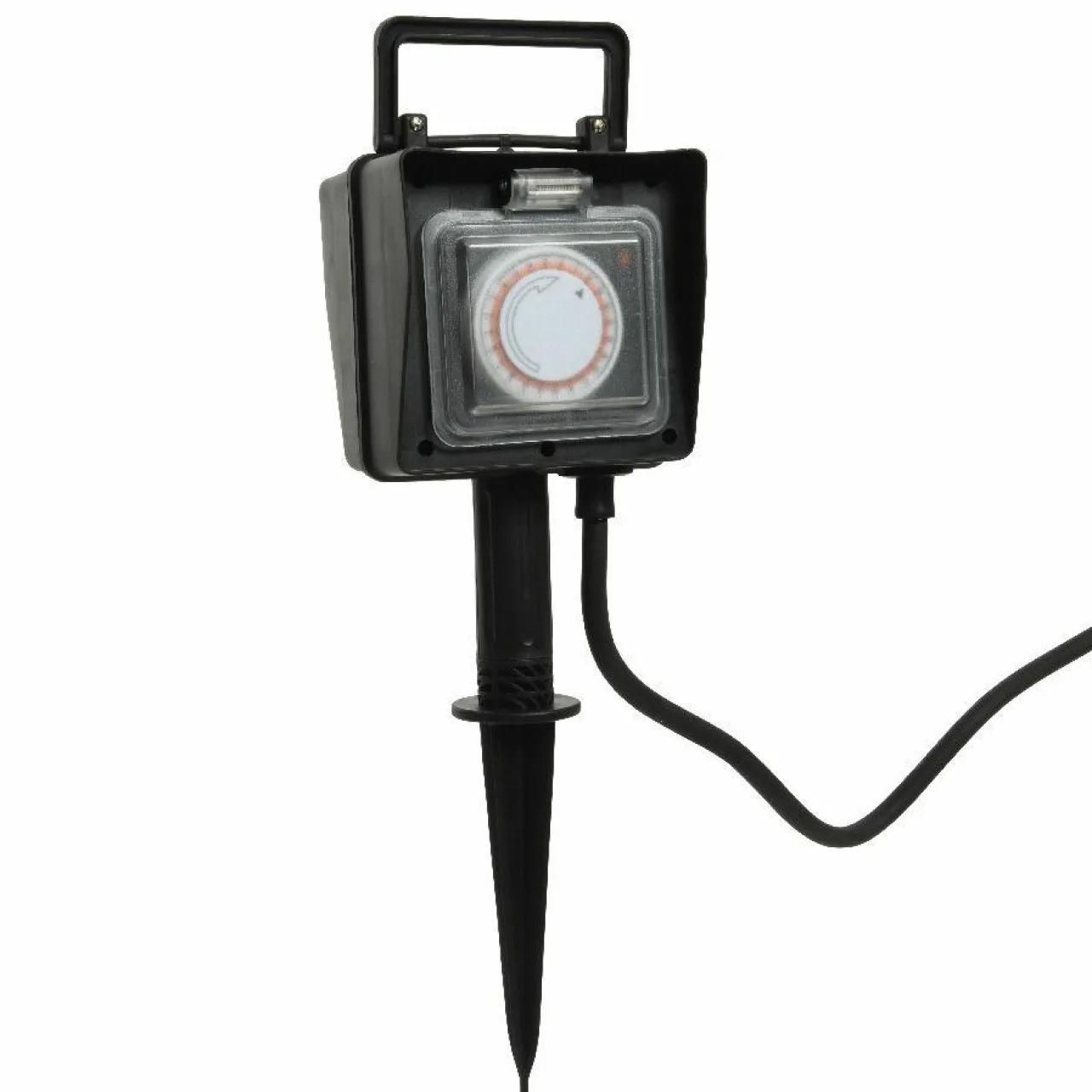 Accessoire Électrique|KAEMINGK Prise piquet de jardin programmable 2 pôles