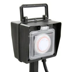 Accessoire Électrique|KAEMINGK Prise piquet de jardin programmable 2 pôles