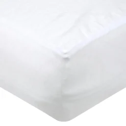 Protection De Literie|STOF Protège-matelas alèse molleton imperméable (90 x 190 cm) Serena Blanc