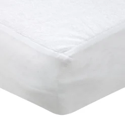 Protection De Literie|STOF Protège-matelas alèse éponge imperméable (160 x 200 cm) Sonia Blanc