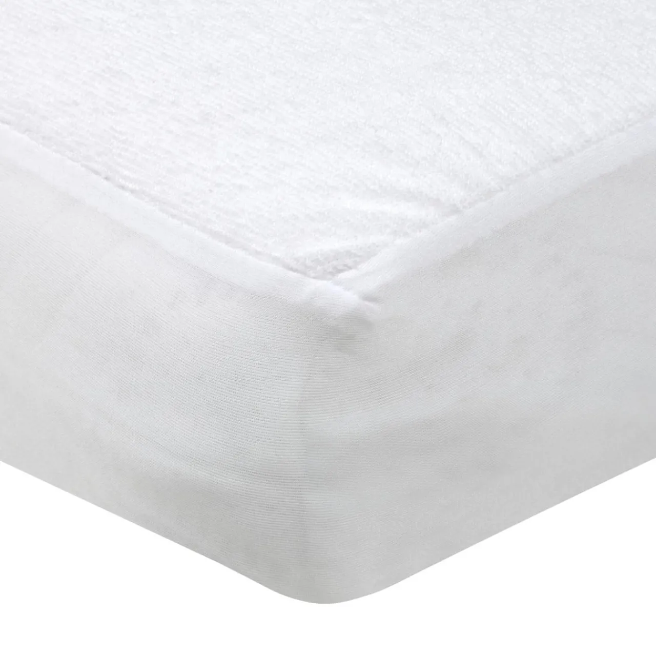 Protection De Literie|STOF Protège-matelas alèse éponge imperméable (140 x 190/200 cm) Sonia Blanc