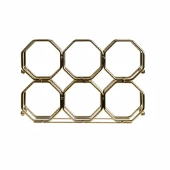 Range Bouteilles|EMINZA Range-bouteilles métal pliable (H22 cm) Elio Or