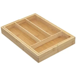 Panier Et Organisateur|Rangement Et Organisateur|ATMOSPHERA Range-couverts Bambou extensible Bois