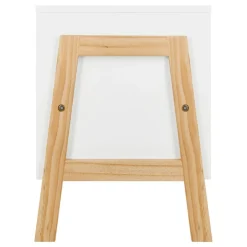 Petit Meuble Enfant|ATMOSPHERA Rangement enfant casier double (H40 cm) Ecriture Blanc