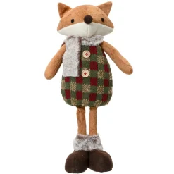 Père Noël, Animaux Et Personnage|KAEMINGK Renard décoratif (H40 cm) Douceur Petit rusé Marron