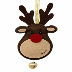 Décoration De Sapin|Feeric Lights & Christmas Renne à suspendre (H19 cm) Carillon Marron