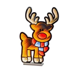 Père Noël, Animaux Et Personnage|Déco Et Objet Lumineux|KAEMINGK Renne lumineux 324 LED (H60 cm) Infinity Blanc chaud et froid Multicolore
