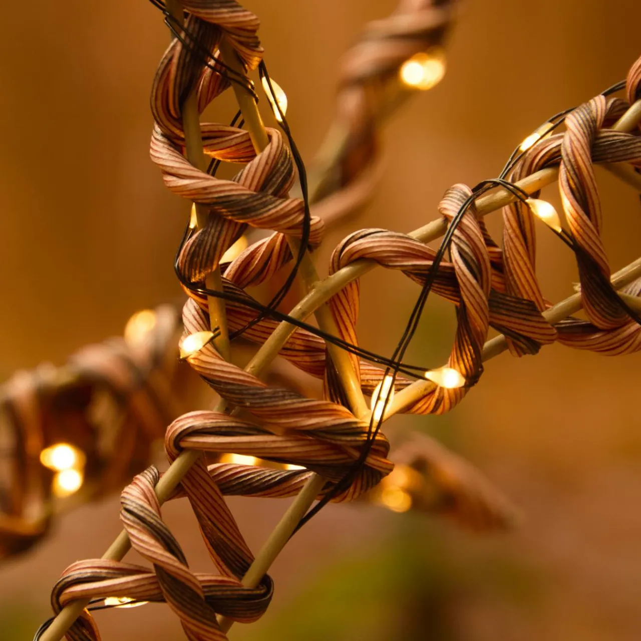 Personnage, Objet Grand Format|Déco Et Objet Lumineux|EMINZA Renne lumineux 1320 Micro LED (H180cm) Dan résine tressée Brun Blanc chaud Marron