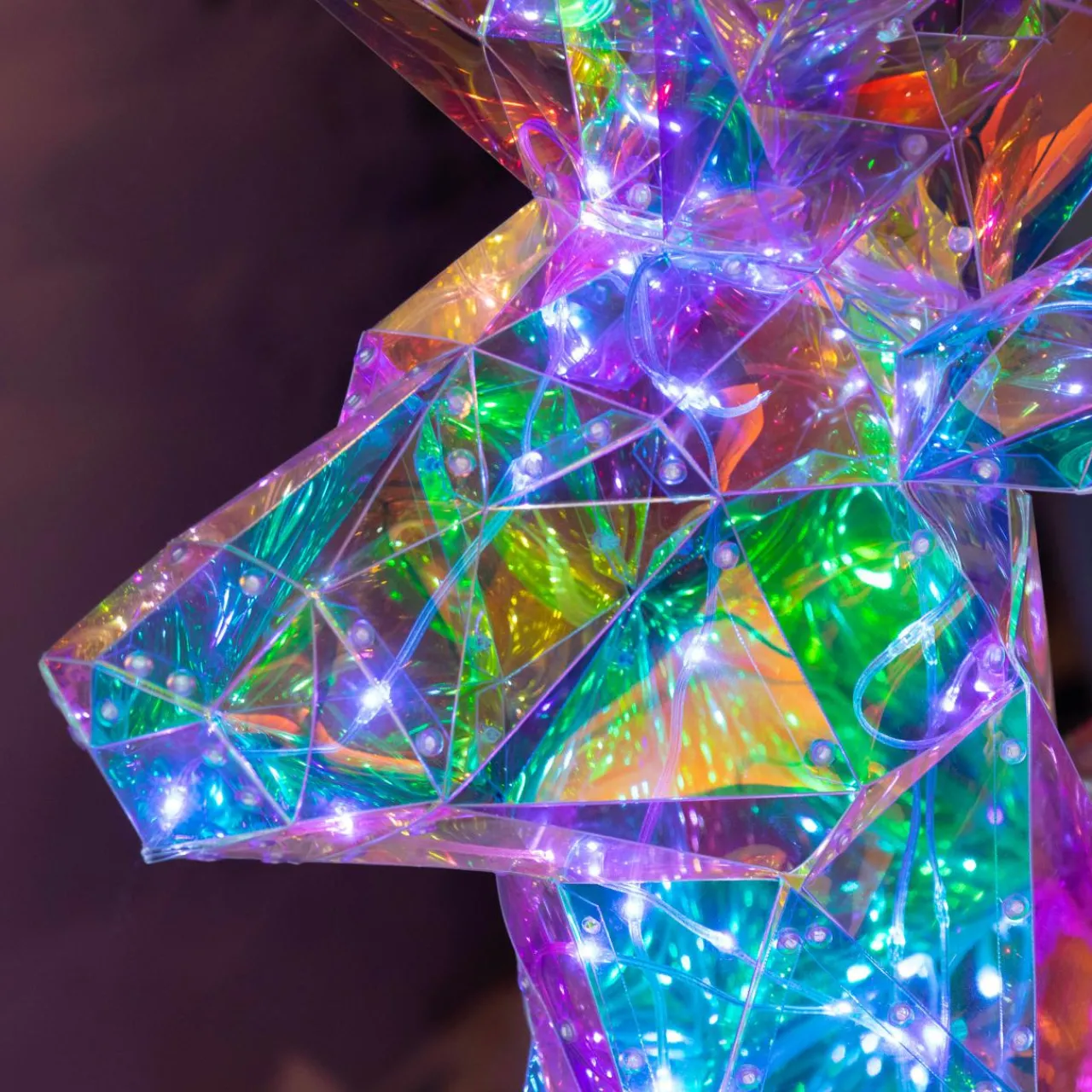 Personnage, Objet Grand Format|Père Noël, Animaux Et Personnage|KAEMINGK Renne lumineux 90 Micro LED (H90 cm) Ice Blanc froid