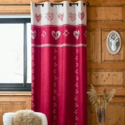 Rideau|STOF Rideau (140 x 260 cm) Modane Rouge