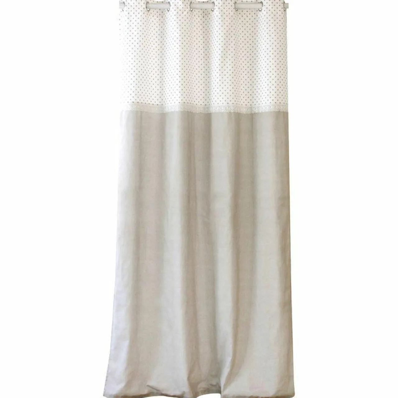 Rideau|ENJOY HOME Rideau (140 x H240 cm) Romantique dentelle Beige