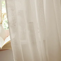 Rideau|EMINZA Rideau ajustable bouclette (140 x 300 cm) Eliott Beige