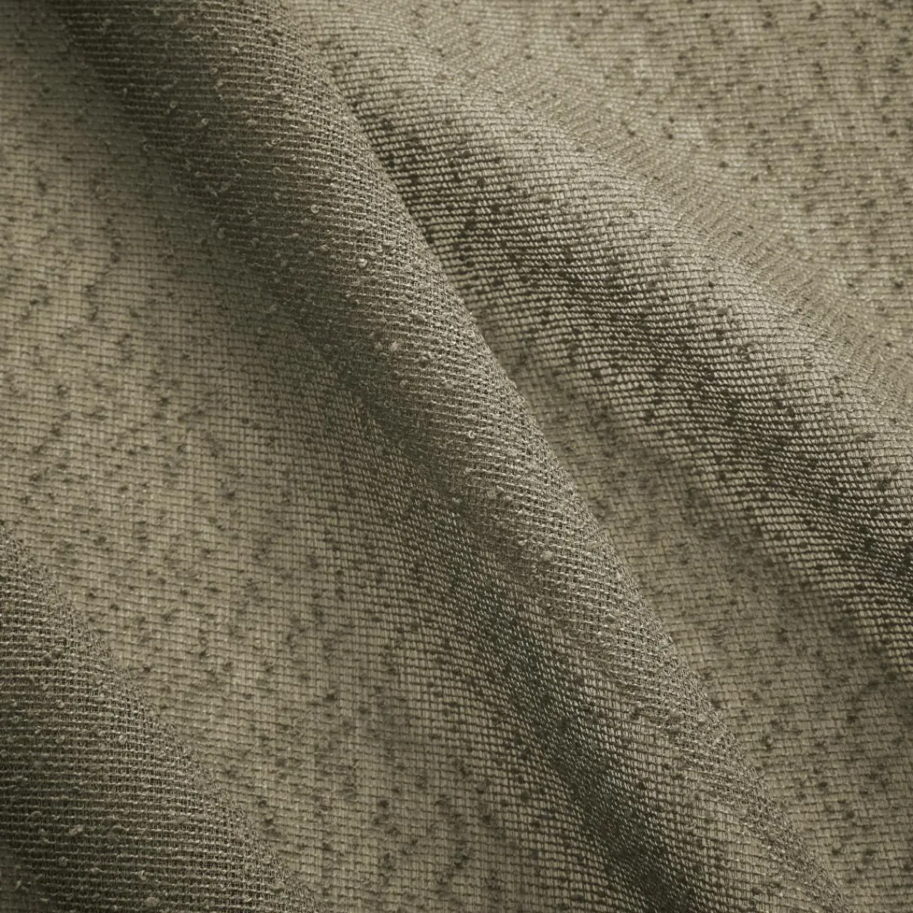 Rideau|EMINZA Rideau ajustable bouclette (140 x max 300 cm) Eliott Vert kaki