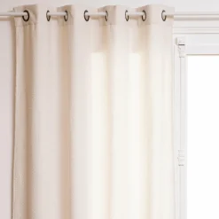 Rideau|ATMOSPHERA Rideau bouclette (140 x 260 cm) Jaiko Blanc