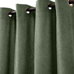 Rideau|douceur d'intu017drieur Rideau bouclette (140 x 260 cm) Winona cédre Vert