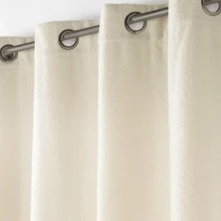 Rideau|douceur d'intu017drieur Rideau bouclette (140 x 240 cm) Wooly Ecru Beige