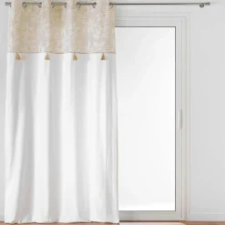 Rideau|douceur d'intu017drieur Rideau coton (140 x 240 cm) Altéa Beige