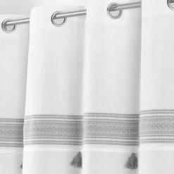 Rideau|DOUCEUR D'INTERIEUR Rideau coton (140 x 240 cm) Amaya Gris