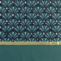 Rideau|DOUCEUR D'INTERIEUR Rideau coton (140 x 240 cm) Artchic Bleu canard