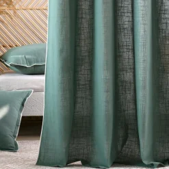 Rideau|STOF Rideau coton (140 x 260 cm) Helios Vert