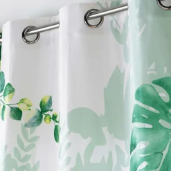 Rideau|DOUCEUR D'INTERIEUR Rideau coton (140 x 260 cm) Louisiane Vert