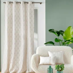 Rideau|douceur d'intu017drieur Rideau coton (140 x 240 cm) Maho Blanc