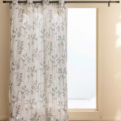 Rideau|douceur d'intu017drieur Rideau coton (140 x 240 cm) Roseris Gris