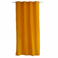 Rideau|ENJOY HOME Rideau coton recyclé (140 x 240 cm) Bombay Jaune moutarde