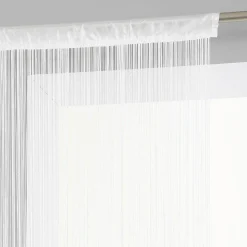 Rideau|ATMOSPHERA Rideau de fil (90 x H200 cm) Uni Blanc