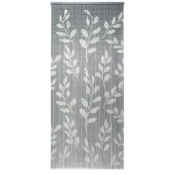 Rideau|LUANCE Rideau de porte bambou (90 x 200 cm) Eucalyptus Gris
