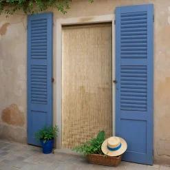 Rideau|LUANCE Rideau de porte Bambou (90 x 200 cm) Savana Beige