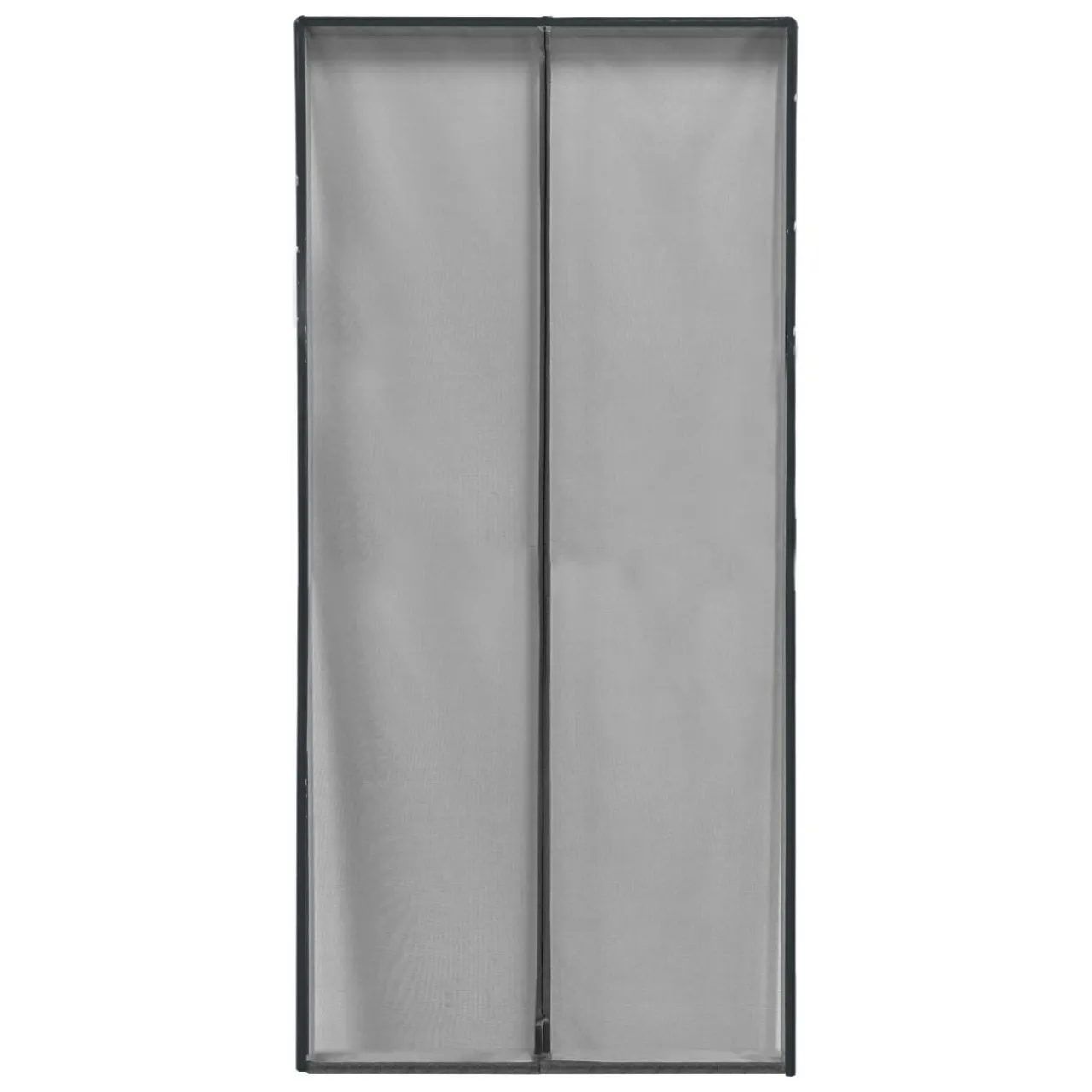 Moustiquaire|Rideau|LUANCE Rideau de porte moustiquaire (100 x 220 cm) Mona Gris
