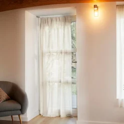 Rideau|LUANCE Rideau de porte tissé (135 x 225 cm) Natural Ecru