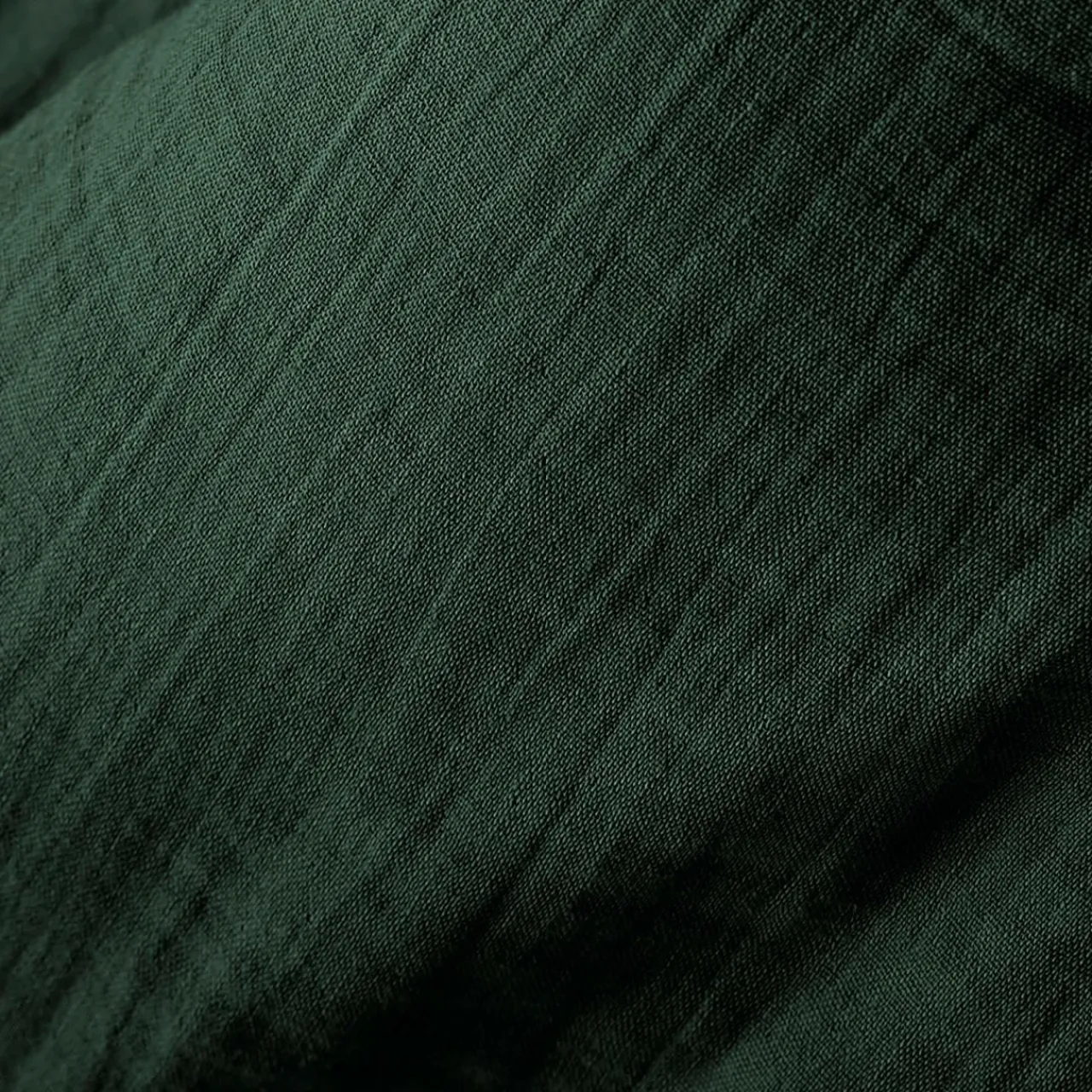 Rideau|EMINZA Rideau gaze de coton ajustable (140 x 300 cm) Gaïa Vert sapin