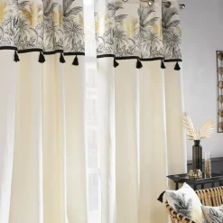 Rideau|douceur d'intu017drieur Rideau œillets (140 x 240 cm) Papaya Ecru