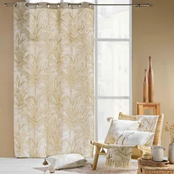 Rideau|douceur d'intu017drieur Rideau œillets coton (140 x 240 cm) Dune Beige