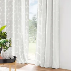 Rideau|douceur d'intu017drieur Rideau œillets velours (135 x 260 cm) Geolia Blanc